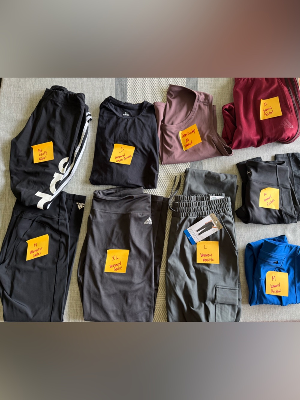 9 Piece Athleisure Bundle ✨ Gym Ready Adidas, Reebok, UnderArm,Danskin& Mondetta